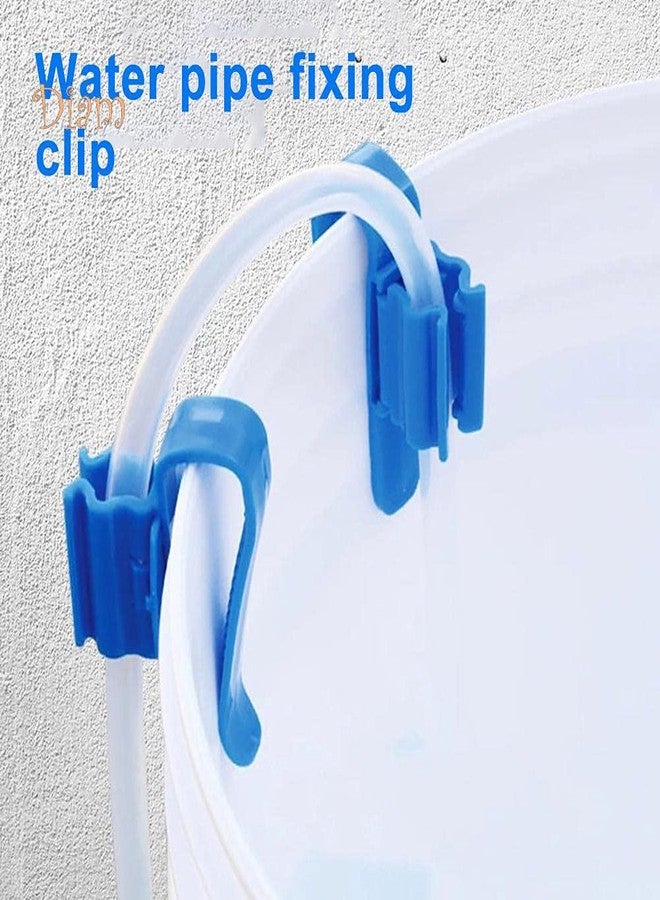 VAYINATO Petzlifeworld Aquarium Fish Tank Blue Hose Tube Holder Clamp 2 Pcs Pack - Image 3